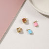 Picture of Eco-friendly PVD Vacuum Plating 304 Stainless Steel Charms 18K Real Gold Plated Enamel Milk Bottle Cup 3D