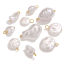 Picture of 304 Stainless Steel Charms Gold Plated Geometric Acrylic Imitation Pearl