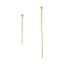 Picture of Eco-friendly PVD Vacuum Plating 304 Stainless Steel Ball Head Pins 18K Gold Plated