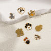 Picture of Eco-friendly PVD Vacuum Plating 304 Stainless Steel Pet Memorial Charms 18K Gold Plated Enamel