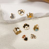 Picture of Eco-friendly PVD Vacuum Plating 304 Stainless Steel Pet Memorial Charms 18K Gold Plated Enamel