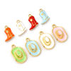 Picture of 1 Piece Eco-friendly PVD Vacuum Plating 304 Stainless Steel West Cowboy Charms 18K Real Gold Plated Multicolor Enamel 3D