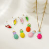 Imagen de 1 Piece Eco-friendly PVD Vacuum Plating 304 Stainless Steel Charms 18K Real Gold Plated Enamel