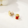 Bild von Charm-Anhänger 18K Echtgold plattiert Emaille Tasse 3D 18mm x 14mm