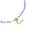 Imagen de 18K Real Gold Plated Beaded Chain Choker Necklace, 304 Stainless Steel & Quartz Crystal 38cm(15") + 3cm(1.2"), For Women, Faceted, Exquisite Gift, Eco-friendly PVD Vacuum Plating, 1 Piece