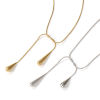 Imagen de 1 Piece Multicolor Snake Chain Drop Necklace, 304 Stainless Steel 80cm(31.5"), For Women, Dainty Gift, Eco-friendly