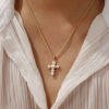 Imagen de 18K Real Gold Plated Pendant Charm Necklace, Brass For Women, White Dainty Gift, Eco-friendly, 1 Piece