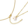 Imagen de 18K Real Gold Plated Pendant Charm Necklace, Brass For Women, White Dainty Gift, Eco-friendly, 1 Piece