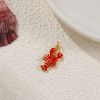 Picture of Eco-friendly Brass Ocean Jewelry Pendants 18K Real Gold Plated Red Enamel