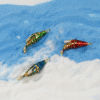 Picture of Brass Ocean Jewelry Pendants 18K Gold Plated Enamel Fish Animal 3D Movable 3.8cm x 1.3cm