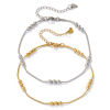 Picture of Eco-friendly Minimalist Exquisite Multicolor 304 Stainless Steel Ball Chain Anklet For Women Gift 22cm(8.7") long