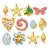 Picture of 1 Piece Eco-friendly PVD Vacuum Plating 304 Stainless Steel Pendants 18K Real Gold Plated