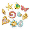 Picture of 1 Piece Eco-friendly PVD Vacuum Plating 304 Stainless Steel Pendants 18K Real Gold Plated