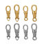 Eco-friendly 304 Stainless Steel Bolt Spring Ring Clasps Multicolor Rotatable