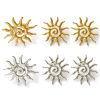 Picture of Eco-friendly Galaxy Multicolor 304 Stainless Steel Sun Spiral Ear Post Stud Earrings & Rings