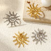 Picture of Eco-friendly Galaxy Multicolor 304 Stainless Steel Sun Spiral Ear Post Stud Earrings & Rings