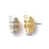 Picture of Brass Charms Multicolor Cup 3D 16mm x 10mm