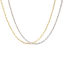 Picture of Real Gold Plated Link Cable Chain Necklace, Brass 40cm(15.7") + 5cm(2"), For Women, Minimalist Exquisite Gift, Eco-friendly