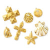 Picture of Eco-friendly PVD Vacuum Plating 304 Stainless Steel Charms 18K Real Gold Plated