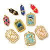 Picture of Eco-friendly PVD Vacuum Plating 304 Stainless Steel Charms 18K Real Gold Plated Enamel