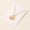 Picture of Paper Jewelry Necklace Earrings Display Card Multicolor Rectangle 9cm x 6cm