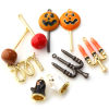 Image de 1 Pièce Pendentifs Halloween en Laiton Multicolore Émail Sucette Bougie