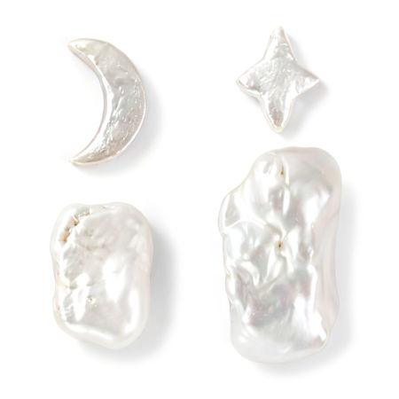 Barock Natur Perle Perlen zur DIY-Schmuckherstellung Weiß