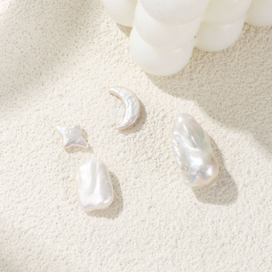 Bild von Barock Natur Perle Perlen zur DIY-Schmuckherstellung Weiß