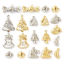 Picture of Brass Christmas Charms Multicolor Clear Cubic Zirconia