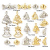 Bild von Brass Christmas Charms Multicolor Clear Cubic Zirconia