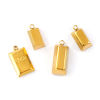 Picture of Eco-friendly Vacuum Plating 304 Stainless Steel Charms 18K Gold Plated Brick