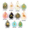 Picture of Eco-friendly 304 Stainless Steel & Gemstone Geometric Charms Gold Plated Multicolor Lightning