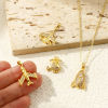 Bild von 2 PCs Eco-friendly Brass Charm Pendant 18K Real Gold Plated Micro Pave Clear Cubic Zirconia