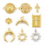 Picture of 2 PCs Eco-friendly Brass Charms Real Gold Plated
