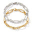 Picture of 1 Piece Eco-friendly Dainty Exquisite Multicolor 304 Stainless Steel Handmade Link Chain Bracelets For Women Gift 18cm(7.1") long