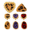 Picture of Eco-friendly PVD Vacuum Plating Stainless Steel & Faux Leather Charms 18K Real Gold Plated Leopard Print