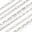 Picture of Silver Tone Handmade Link Chain Necklace, 304 Stainless Steel 40cm(15.7") + 5cm(2"), For Women, Simple & Casual Exquisite Gift, Eco-friendly