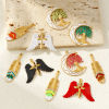 Picture of Eco-friendly PVD Vacuum Plating 304 Stainless Steel Pendants 18K Real Gold Plated Enamel