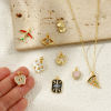 Picture of Eco-friendly Brass Charms 18K Real Gold Plated Pizza Eye