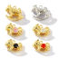 Brass Charms Multicolor Rocking Horse 3D