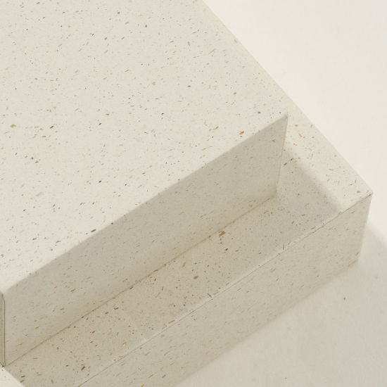 Image de 2 Pcs Boîte-Cadeau à Bijoux à Tiroir Coulissant en Papier Beige