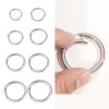 Picture of Eco-friendly 316 Stainless Steel Bolt Spring Ring Clasps Silver Tone