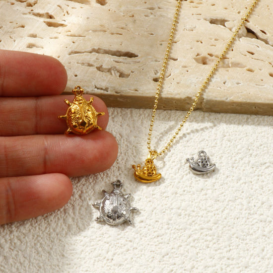 Bild von Umweltfreundlich 304 Edelstahl Charms Schnecken Schildkröte