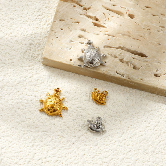 Bild von Umweltfreundlich 304 Edelstahl Charms Schnecken Schildkröte
