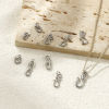 Picture of Eco-friendly 304 Stainless Steel Hook Clasps Silver Tone