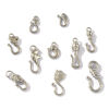 Picture of Eco-friendly 304 Stainless Steel Hook Clasps Silver Tone