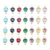 Picture of Brass Connectors Charms Pendants Wholesale Multicolor Round Mini 4mm Dia.