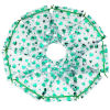 Picture of Polyester Drawstring Storage Bags Rectangle Green Leaf Clover Shamrock