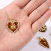 Image de 2 Pcs Pendentif Breloque En Gros en Laiton Plaqué Or 18K Léopard