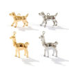 Picture of Eco-friendly Brass Charms Wholesale Real Gold Plated Animal 3D